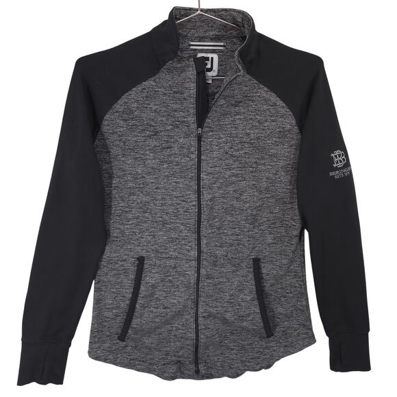 FootJoy Jacket Womens Small Gray Heather Performance Full Zip Beringer Vineyards - Picture 1 of 13